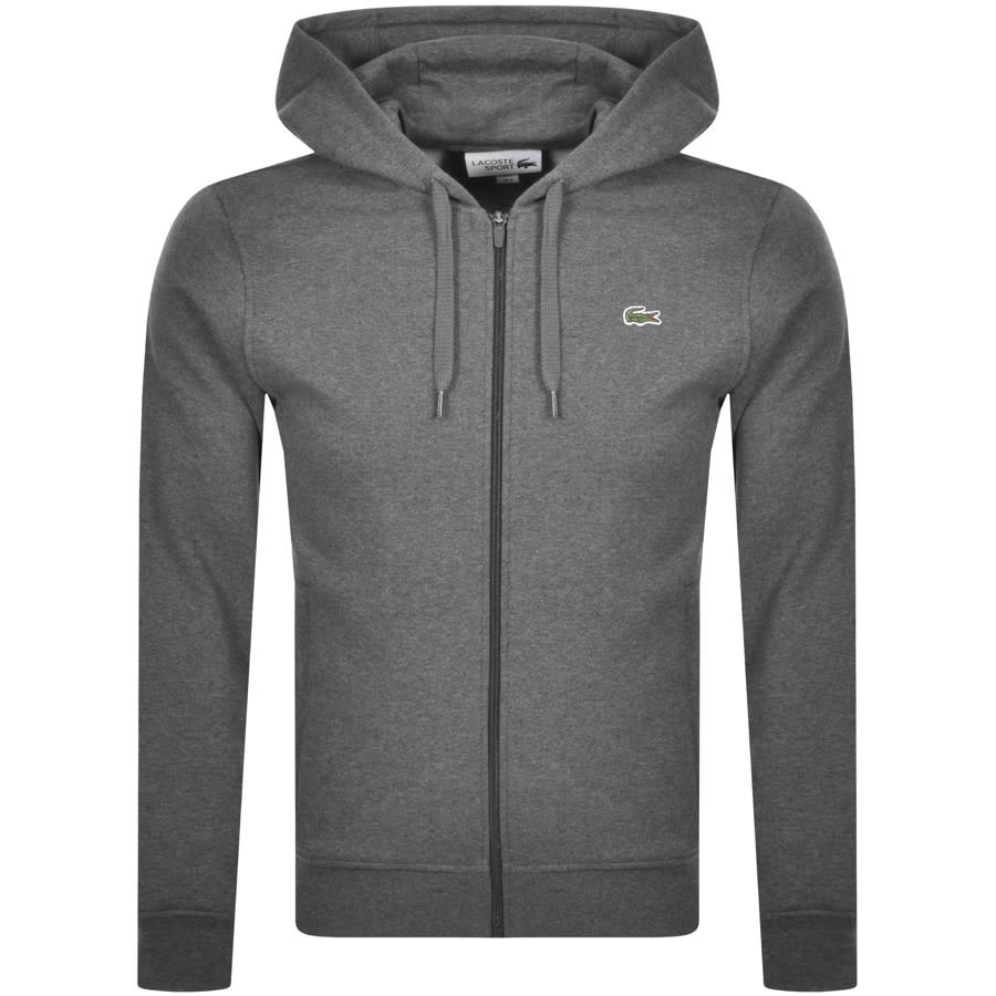 Alternative Image for ProductLacoste Sport Full Zip Hoodie Grey1